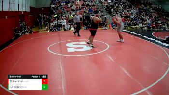 285 lbs Quarterfinal - Jonah McCoy, Westmont Hilltop Hs vs D`Angelo Hamilton, Fox Chapel Area Hs