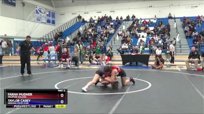 117 lbs Cons. Round 2 - Farah Mudher, Palomar College vs Taylor Casey, Arizona State Club