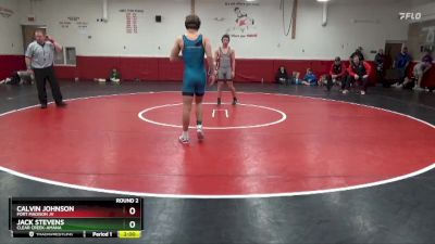 150 lbs Round 2 - Jack Stevens, Clear Creek-Amana vs Calvin Johnson, Fort Madison JV