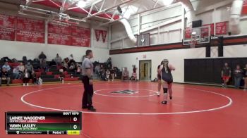 JV-34 lbs Round 2 - Vawn Lasley, Meskwaki Settlement vs Lainee Waggener, Center Point-Urbana