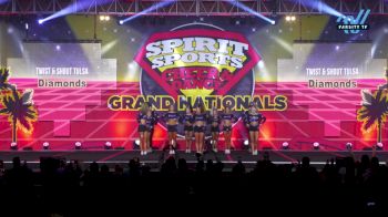 Twist & Shout - Tulsa - Diamonds [2024 L6 Senior Coed - XSmall Day 2] 2024 Spirit Sports Grand Nationals