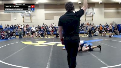 144 lbs Cons. Sub-semis - Landon Conover, Sublime Wrestling Academy vs Corbinian Hendricks, East Idaho Elite Wrestling Club