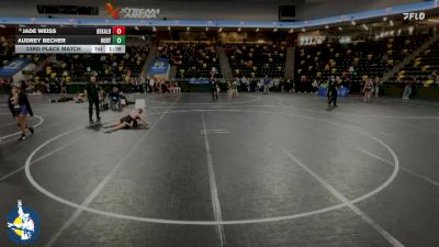 105 lbs 23rd Place Match - Jade Weiss, DeKalb vs Audrey Becher, Hortonville