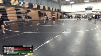 85 lbs Cons. Round 3 - Cole Boschi, East Valley Middle School vs Aiden Bales, East Valley Middle School