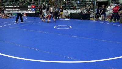 120 lbs 5th Place Match - Jackson Falck, Mission Athletics vs Edisen Fullhart, NEIWC