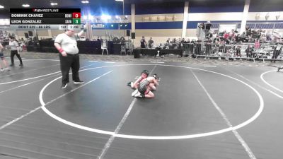 66 lbs Semifinal - Dominik Chavez, Dominate WC vs Leon Gonzalez, Savage House WC