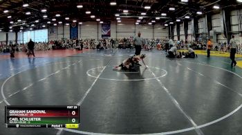 72 lbs Rd# 9- 2:15pm Saturday Final Pool - Cael Schlueter, Rough House vs Graham Sandoval, Untouchables