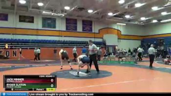 184 lbs Cons. Round 2 - Jack Minner, Defiance College vs Ryder Slaton, Messiah College