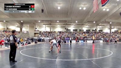 AA 144 lbs Cons. Round 2 - Jayden McKinney, Summit High School vs Ty Hutchens, West Creek High School