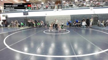 59 lbs Semifinal - Bentley Asbury, St. Maries Wrestling Club vs James Ellis, Idaho