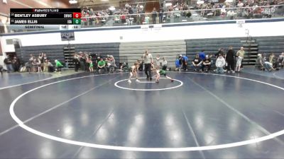 59 lbs Semifinal - Bentley Asbury, St. Maries Wrestling Club vs James Ellis, Idaho