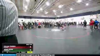 106 lbs Quarterfinal - Aiden Rork, Sandpoint vs Julian Torres, Prosser