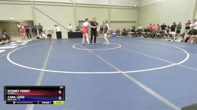 145 lbs Semis & 1st Wrestleback (8 Team) - Sydney Perry, Illinois vs Cara Leng, Ohio Red