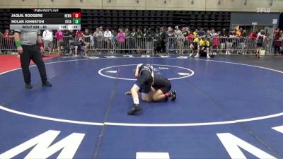 80 lbs Round Of 16 - Jaquil Rodgers, Newark vs Nolan Johnston, Sycamore