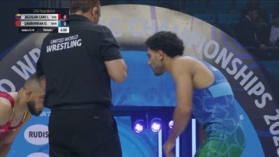 74 kg Qualif. - Ibsen Antonio Aguilar Canizalez, Venezuela vs Omar Lambarraa, Morocco