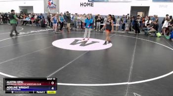 140 lbs Round 1 - Austin Ofiu, Anchorage Freestyle Wrestling Club vs Adeline Wright, Mat-Su Matmen