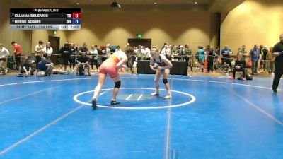 130 lbs Cons. Sub-semis - Elliana Selearis, Team Tugman Wrestling vs Reese Adams, Savage Wrestling Academy
