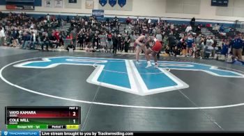 220 lbs Cons. Round 2 - Vayo Kamara, Osseo vs Cole Will, Eagan