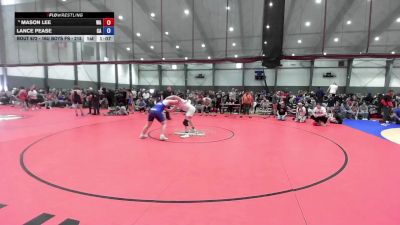16U Boys FS - 215 lbs Cons. Round 3 - Mason Lee, WA vs Lance Pease, CA