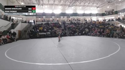 138 lbs Round 1 (16 Team) - BRODIE STRICKLAND, North Oconee vs Evan Thomas, Ware County
