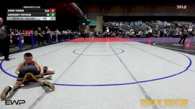100 lbs Rr Rnd 5 - John Young, Gladiator Wrestling Club vs Anthony Peyour, Turlock Wrestling