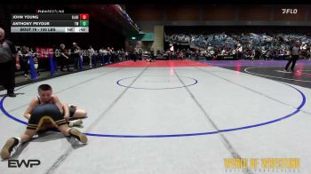 100 lbs Rr Rnd 5 - John Young, Gladiator Wrestling Club vs Anthony Peyour, Turlock Wrestling