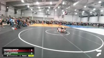 135 lbs Cons. Round 2 - Maverick Martin, NB Elite Wrestling Club vs Caleb Cummings, Jflo Trained