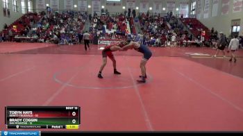 144 lbs Quarters & Wb (16 Team) - Tobyn Hays, Hewitt-Trussville vs BRADY COGGIN, Oak Mountain