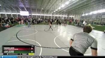 43 lbs Quarterfinal - Lyam McKee, Uintah Wrestling vs Mason Leos, Legacy Wrestling Center