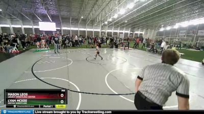 43 lbs Quarterfinal - Lyam McKee, Uintah Wrestling vs Mason Leos, Legacy Wrestling Center