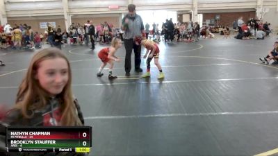 64 lbs Round 1 (6 Team) - Nathyn Chapman, MI Pitbulls vs Brooklyn Stauffer, Ares