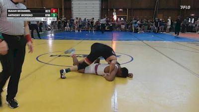 145 lbs Quarterfinal - Isaiah Mcdaniel, Metrowest United vs Anthony Moreno, Nyma