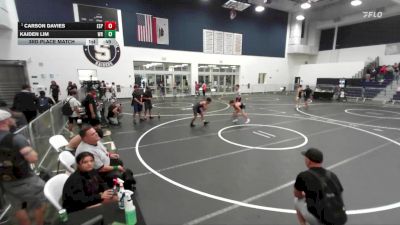 120 lbs 3rd Place Match - Carson Davies, Esperanza vs Kaiden Lim, War Room
