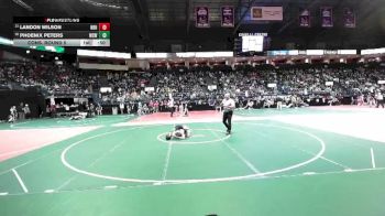 96 lbs Cons. Round 5 - Phoenix Peters, WSW1 vs Landon Wilson, NBHA