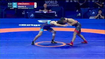 61 kg 1/8 Final - Reza Ahmadali Atrinagharchi, Iran vs Kodai Ogawa, Japan