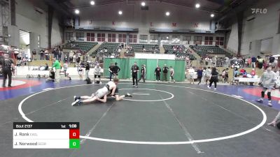 135 lbs Round Of 16 - Jacob Rank, Eagle Eye Wrestling Club vs Jaxon Norwood, Georgia