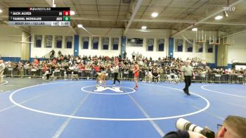 132 lbs Semifinal - Jack Alves, Bridgewater-Raynham vs Yandel Morales, Andover