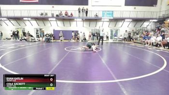 150 lbs Quarterfinal - Cole Sackett, Angry Fish vs Evan Gatlin, Angry Fish