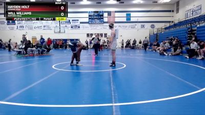 165 lbs Champ. Round 1 - Will Williams, Nathan Hale vs Hayden Holt, EDISON PREP
