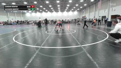 120 lbs Rr Rnd 1 - Camdin Renfer, Mat Assassins Red - EL vs Jackson Gentry, Team RJN Green - EL