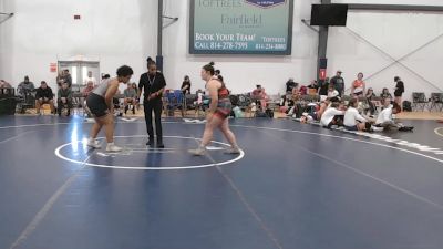105 lbs Rr Rnd 2 - Jenna Chapman, PA West Black - W vs Rhema Woolcock, CT Whale - W
