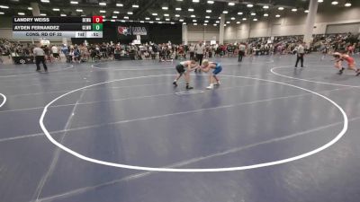 110 lbs Cons. Rd Of 32 - Landry Weiss, Berge Elite Wrestling Academy vs Ayden Fernandez, Gladiator Wrestling
