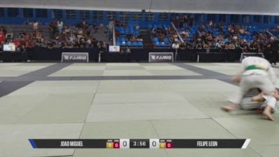 Felipe Leon vs Joao Miguel 2026 FJJ Rio Carioca