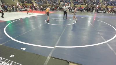 75 lbs Round Of 32 - Brand Regester, Sargent Farmers MS vs Jacob Anderson, University Middle School