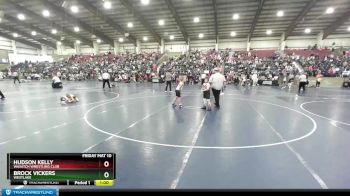 75+ Champ. Round 1 - Hudson Kelly, Wasatch Wrestling Club vs Brock Vickers, Westlake