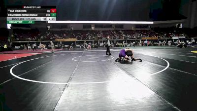 174 lbs Consi Of 16 #2 - Eli Bisenius, Idaho vs Cameron Zimmerman, Kansas State