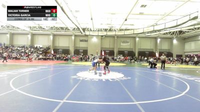 132 lbs Consi Of 16 #2 - Maliah Turner, Windsor vs Victoria Garcia, West Haven