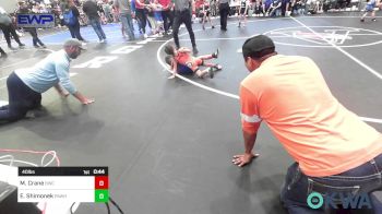 40 lbs Consi Of 8 #2 - Miles Crane, Bartlesville Wrestling Club vs Edith Shimonek, Pawhuska Elks Takedown