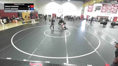 170 lbs Round 3 - Soffia Rentería, Eastvale Elite vs Serena Navarro, Grand Terrace Titans