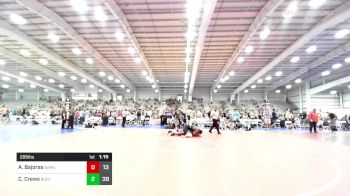 285 lbs Rr Rnd 3 - Alexander Bajoras, Smittys Barn vs Charles Crews, Buffalo Valley Black HS